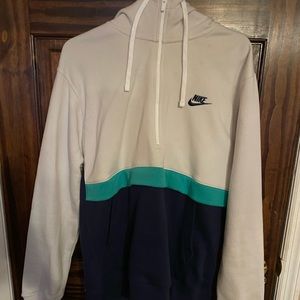 Nike half zip hoodie